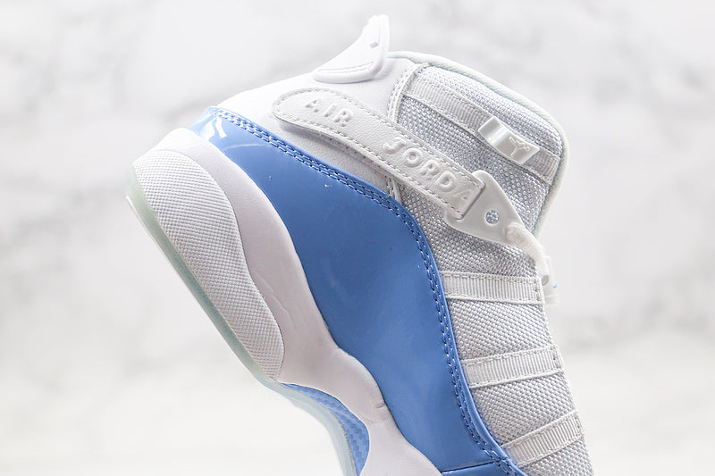 Nike Air Jordan 6 Rings University Blue White Sneakers