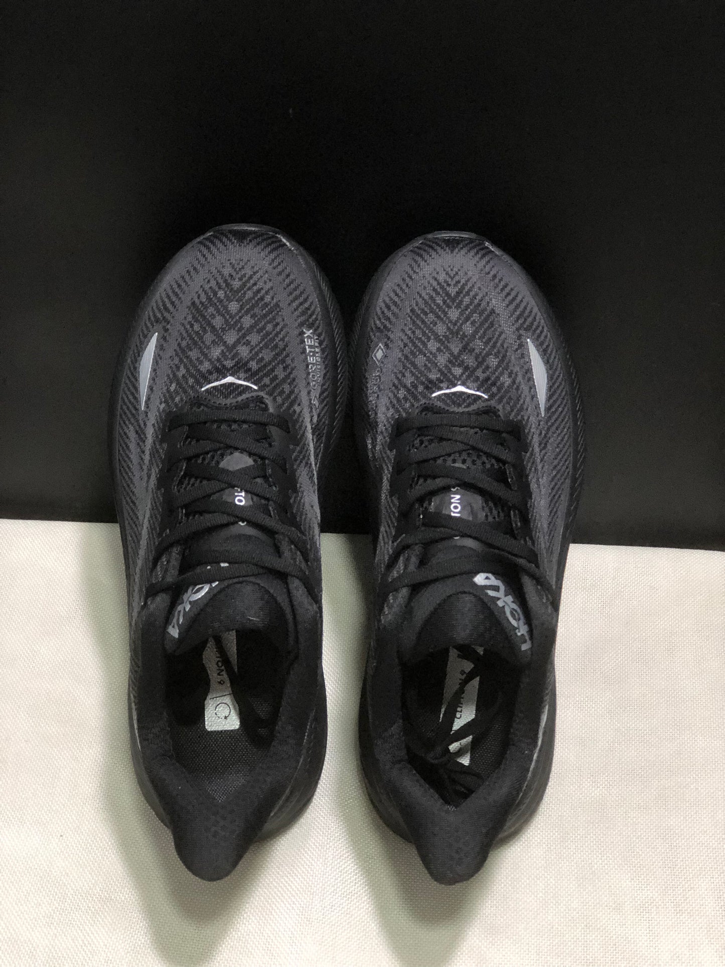 Hoka One One Clifton 9 Running Shoes Black Athletic Shoes Sneakers
