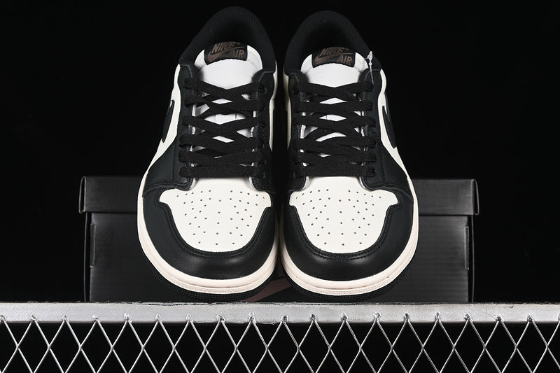 Nike Air Jordan 1 Low Mocha Black White Palomino Sneakers
