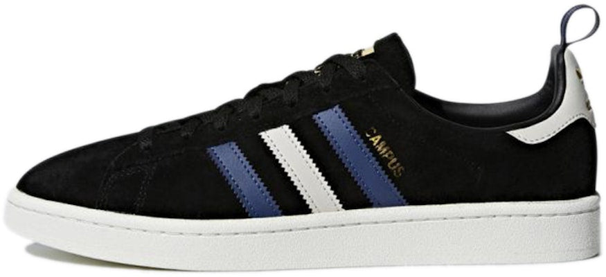 Adidas Originals Campus Cozy Wear-Resistant Black Blue CQ2049 Shoes