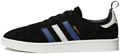 Adidas Originals Campus Cozy Wear-Resistant Black Blue CQ2049 Shoes