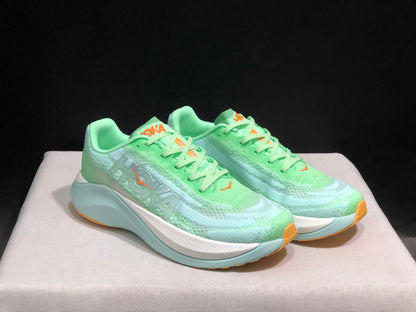 Hoka One One Mach X Low-top Running Shoes Sneakers Fluorescent Green