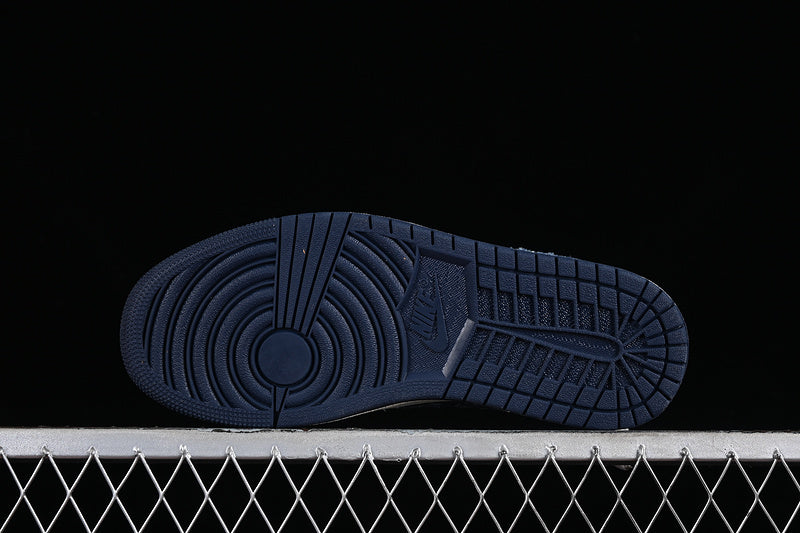 Nike Air Jordan 1 Low LV Travis Scott Fragment Design OG SP Denim Blue White Sneakers
