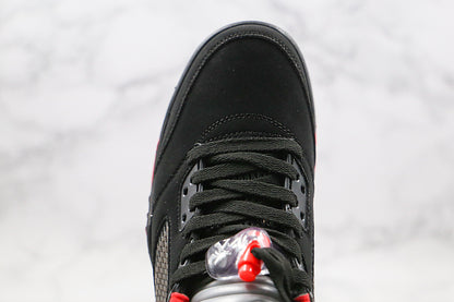 Nike Air Jordan 5 Retro Low Alternate 90 Black Red Sneakers