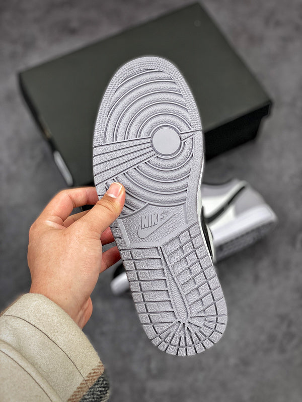 Nike Air Jordan 1 Low Shadow Toe Grey Black Sneakers