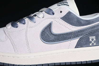 Nike Air Jordan 1 Low Grey Sole Grey White Sneakers