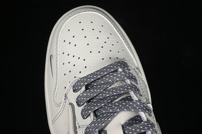 Nike Air Jordan 1 Low Travis Scott Fragment Design Supreme OG SP Grey White Sneakers