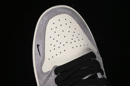 Nike Air Jordan 1 Low White Grey Black Sneakers