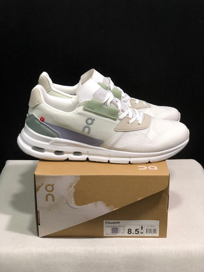 On Running Cloudrift Ivory White Comfortable And Versatile Sports Casual Shoes