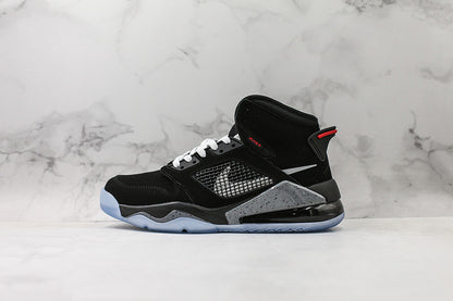 Nike Air Jordan Mars 270 Black Silver Fire Red Metallic Sneakers