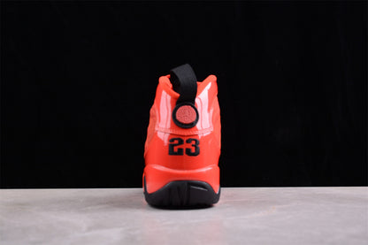 Nike Air Jordan 9 Retro Black Sole Chile Red Sneakers
