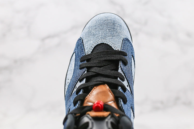 Nike Air Jordan 6 Retro Washed Denim 2019 Blue Sneakers