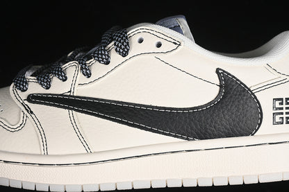 Nike Air Jordan 1 Low Givenchy Travis Scott Fragment Design OG SP Black White Sneakers