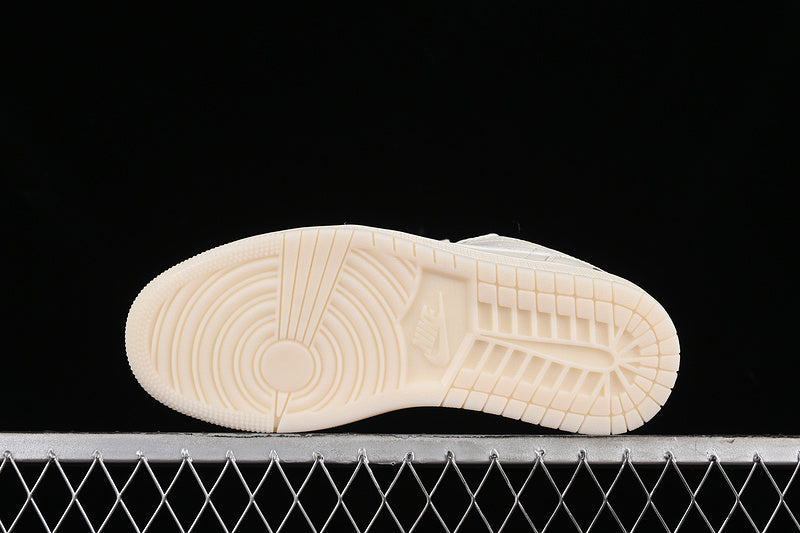 Nike Air Jordan 1 Low BAPE Coconut Milk Ash Sneakers