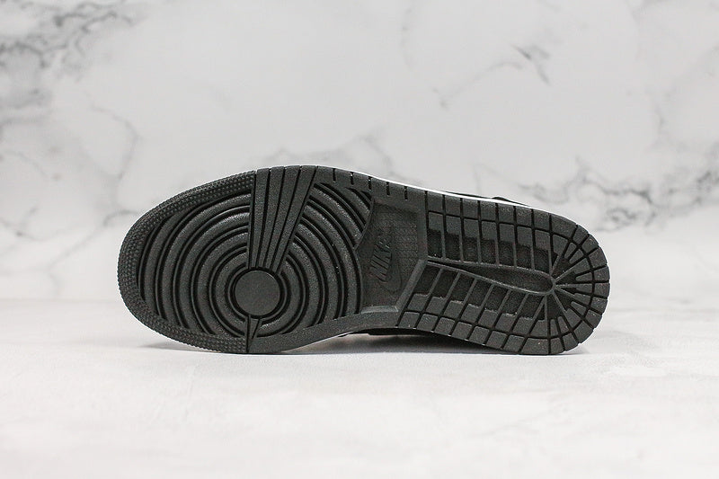 Nike Air Jordan 1 Mid Shadow Particle Grey Black Sneakers