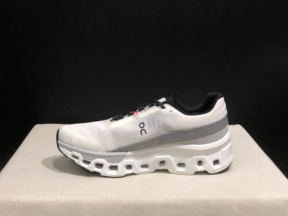 On Running Cloudmonster 2 Shock-Absorbing And Breathable Running Shoes White/Silver