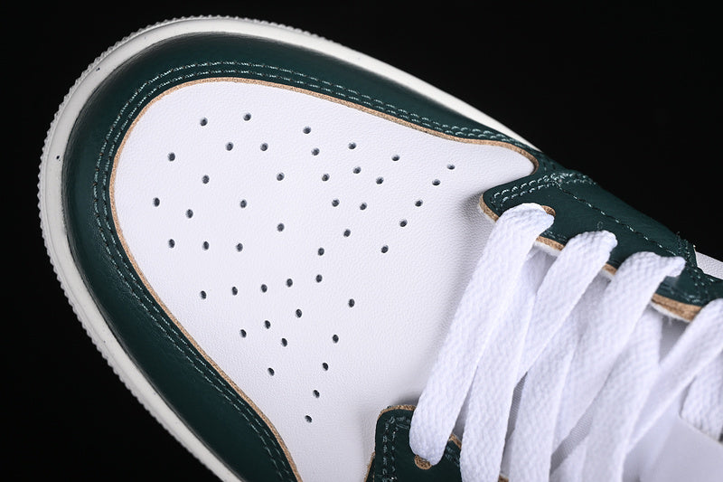 Nike Air Jordan 1 Low White Sail Oxidized Green Sneakers
