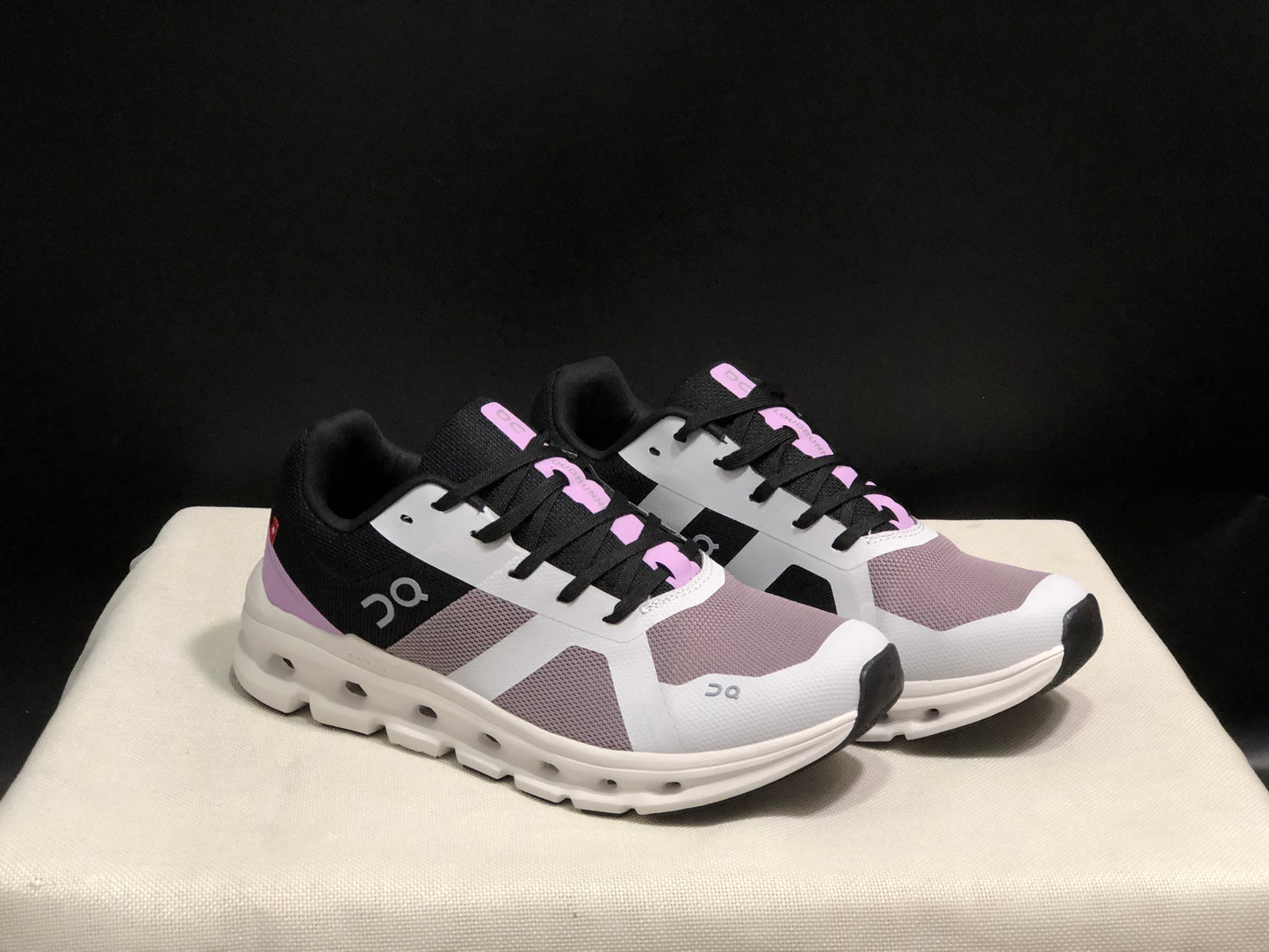 On Running Cloudrunner Anti-Slip Sports Running Shoes Heron/Black