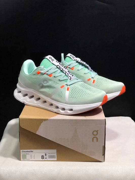 On Running Cloudsurfer Training Anti-Slip Running Shoes Green/White
