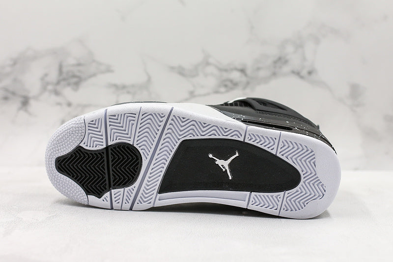 Nike Air Jordan 4 Retro Fear Black White Grey Sneakers