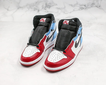 Nike Air Jordan 1 Retro OG High Fearless Red White Blue Sneakers