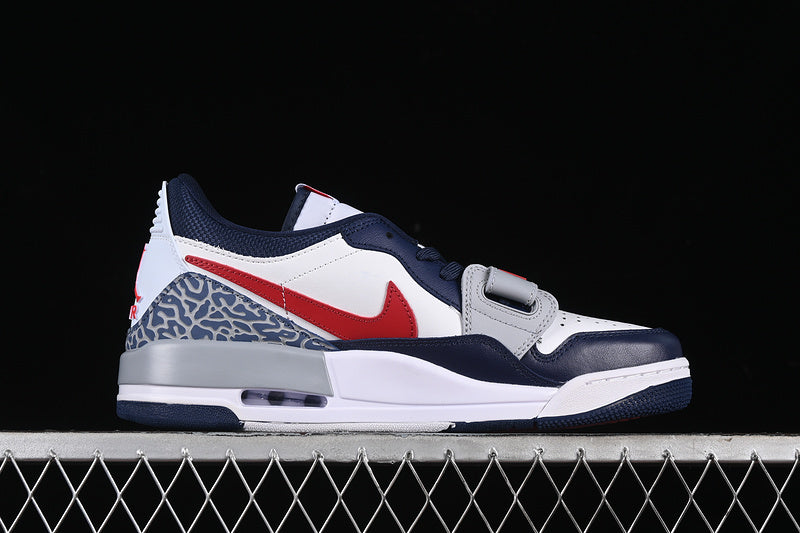 Nike Air Jordan Legacy 312 Low White Varsity Midnight Navy Multicolour Sneakers