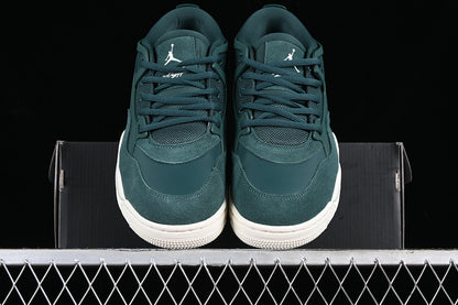 Nike Air Jordan 4 Remastered Oxidized Green White Sole Sneakers