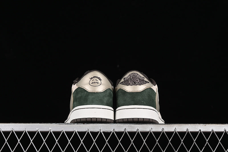 Nike Air Jordan 1 Low OG Travis Scott Cream Grey Brown Sneakers