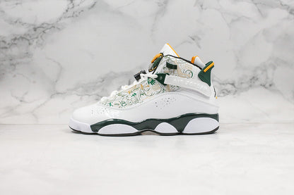 Nike Air Jordan 6 Rings White Multiple Color Sneakers