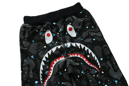A Bathing Ape Shark Head Luminous Series Pants Starry Night