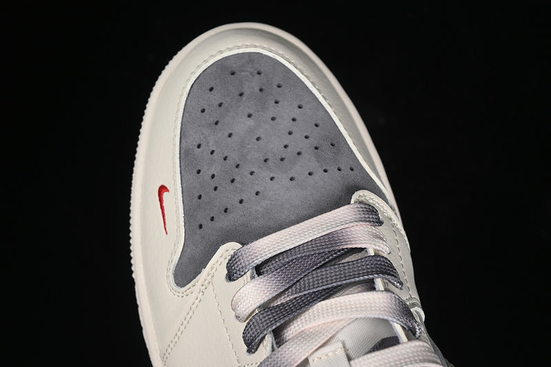 Nike Air Jordan 1 Low THE NORTH FACE Grey White Red Sneakers