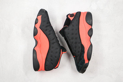 Nike Air Jordan 13 Retro Low Clot Bred Black Red Sneakers