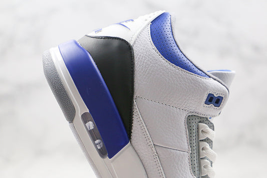 Nike Air Jordan 3 Retro SP Fragment Design Hiroshi Fujiwara Lightning Joint Edition White Blue Sneakers