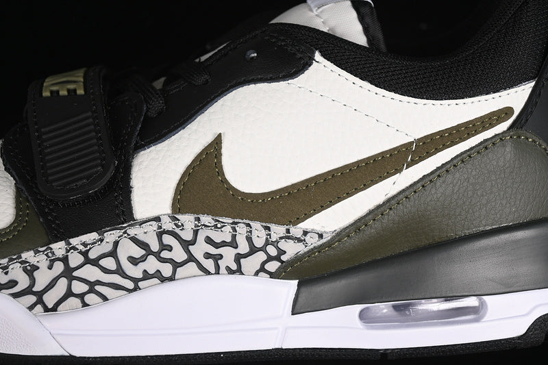 Nike Air Jordan Legacy 312 Low White Black Green Sneakers