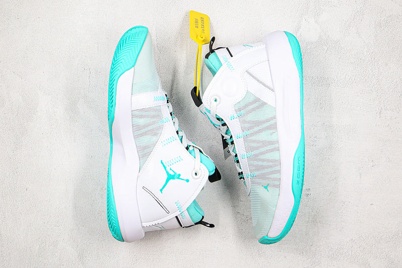 Nike air Jordan Jumpman 2020 White Tiffany Blue Sneakers