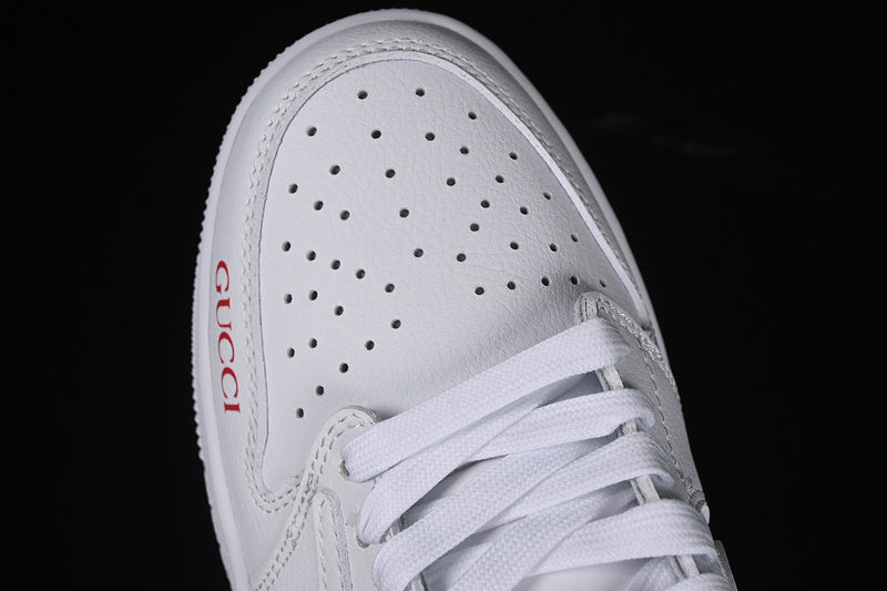 Nike Air Jordan 1 Low GUCCI Travis Scott Fragment Design White Sneakers