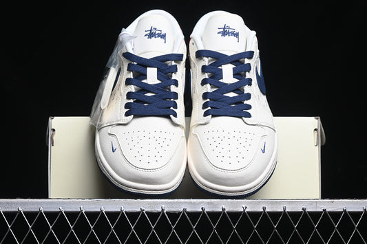 Nike Air Jordan 1 Low Red Blue White Sneakers