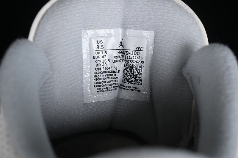 Nike Air Jordan 3 Craft Ivory Grey Mist Cream Sneakers