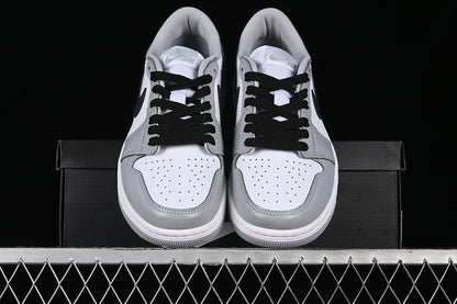 Nike Air Jordan 1 Low OG White Black Wolf Grey Sneakers