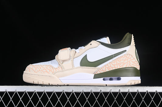 Nike Air Jordan Legacy 312 Low Hemp Sail Sequoia Green White Sneakers