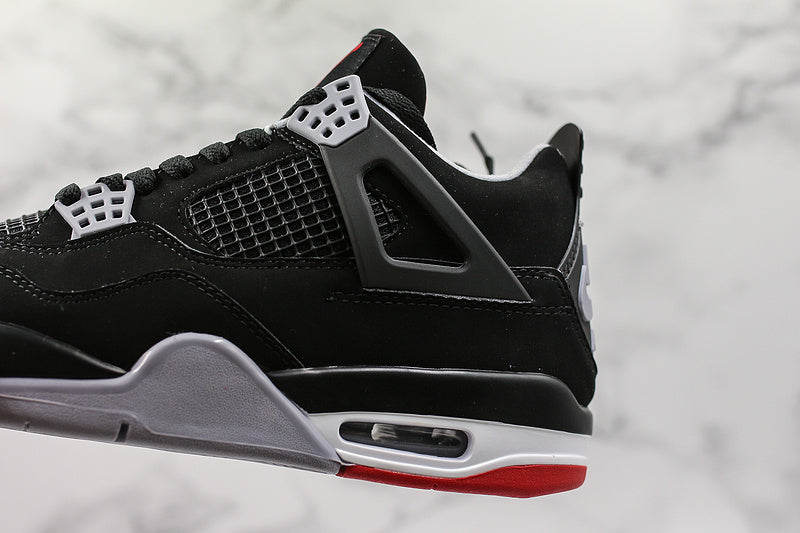Nike Air Jordan 4 Retro Bred Reimagined Black Sneakers