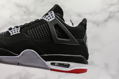 Nike Air Jordan 4 Retro Bred Reimagined Black Sneakers