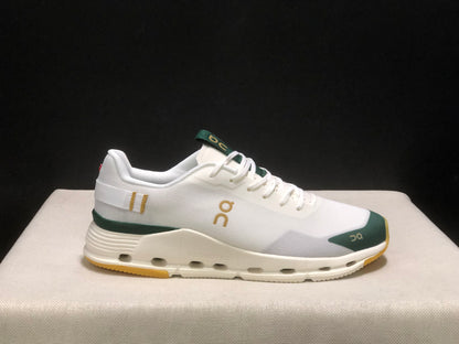 On Running Cloudnova Form 2 Fashionable Casual Running Shoes White/Green