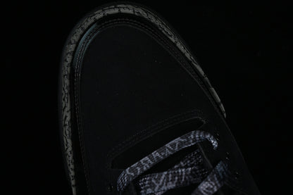 Nike Air Jordan 3 Retro Black Cement Pure Black Sneakers