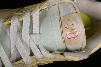 Nike Air Jordan Stadium 90 Coconut Milk White Travel Yellow Sneakers