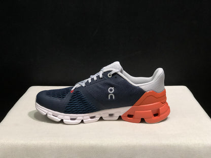 On Running Cloudflyer Shock-Absorbing Running Shoes Midnight Dark/Rust Red