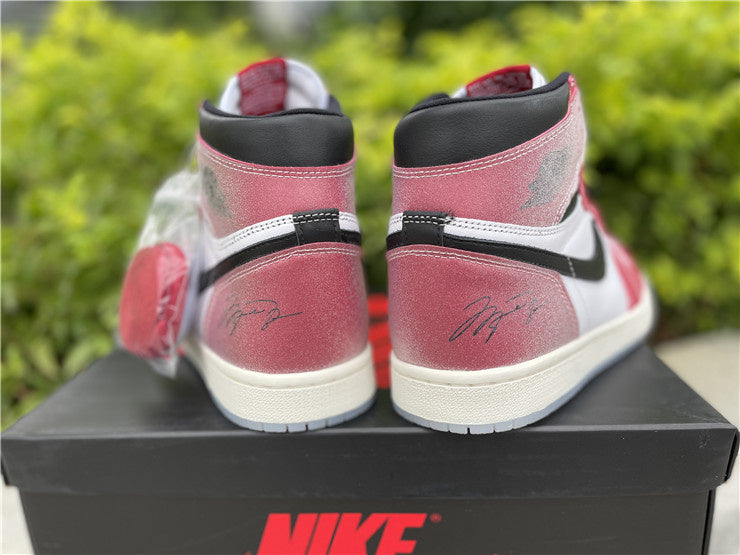 Nike Air Jordan 1 Retro High OG SP x Trophy Room Chicago 2020 Red Multicolour Sneakers