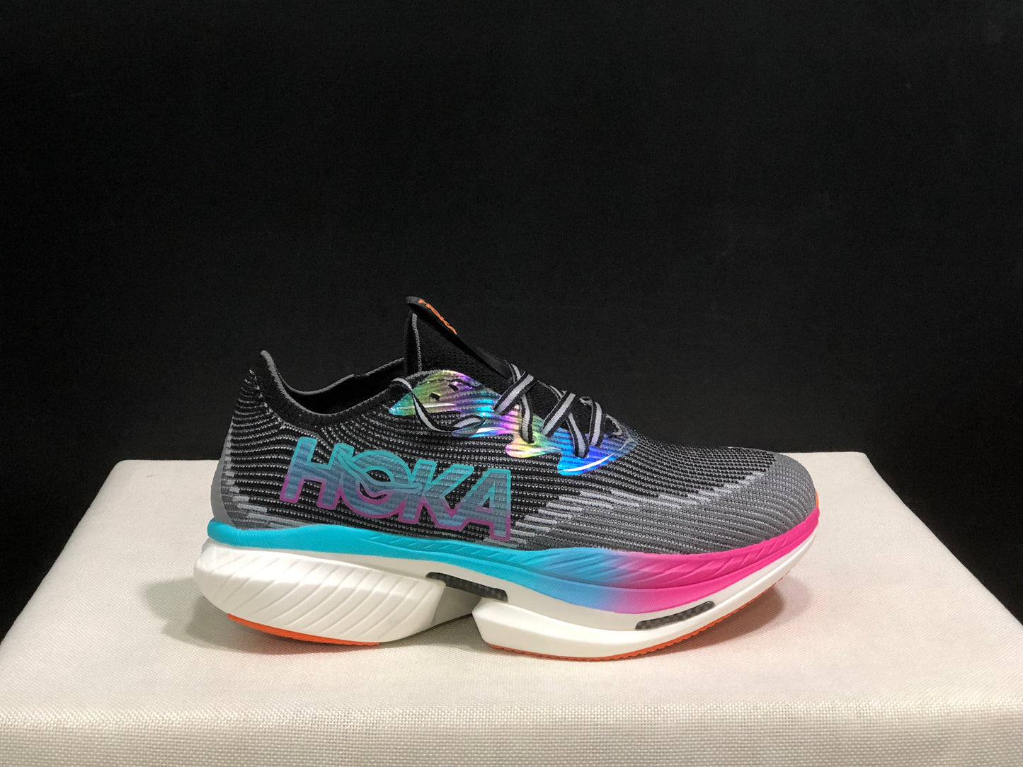 Hoka One One Cielo X1 Black Comfortable Casual Running Shoes Sneakers
