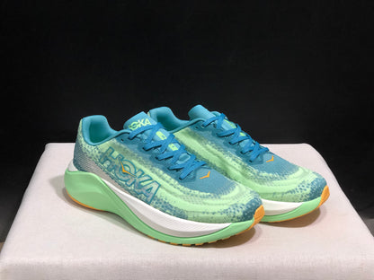 Hoka One One Mach X Low-top Running Shoes Sneakers Teal