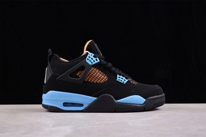 Nike Air Jordan 4 Retro Blue Black Sneakers